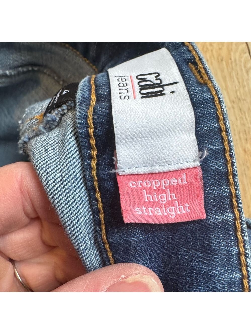 CABI ‘Cropped High Straight’ Raw Hem Denim - Picture 14 of 14